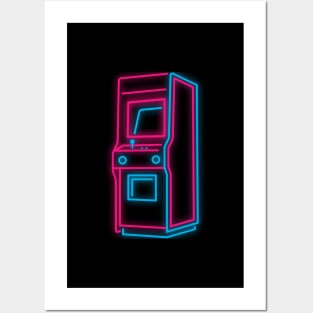 Neon Arcade Posters and Art